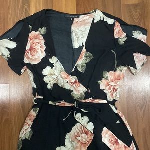 Floral Wrap Dress